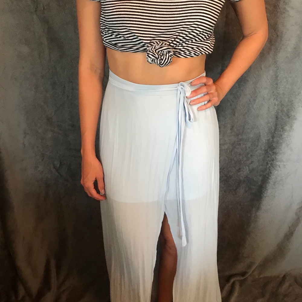 Sarong Style Maxi Skirt
